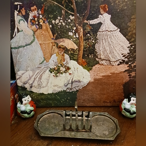 🏏🇬🇧Antique Cheltenham Co. RARE⚽️🇬🇧1920's SilverPlate Toast&Jam Rack! 🛍 - Picture 2 of 8